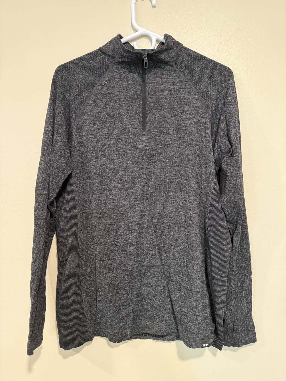 YPB Men's Half-Zip Performance Sweater - Dark Gray
